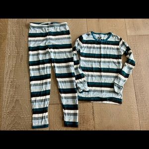 Size 6 Kickee Pants striped pjs